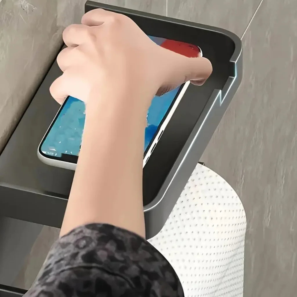 Suporte prático de papel higiênico e acessórios