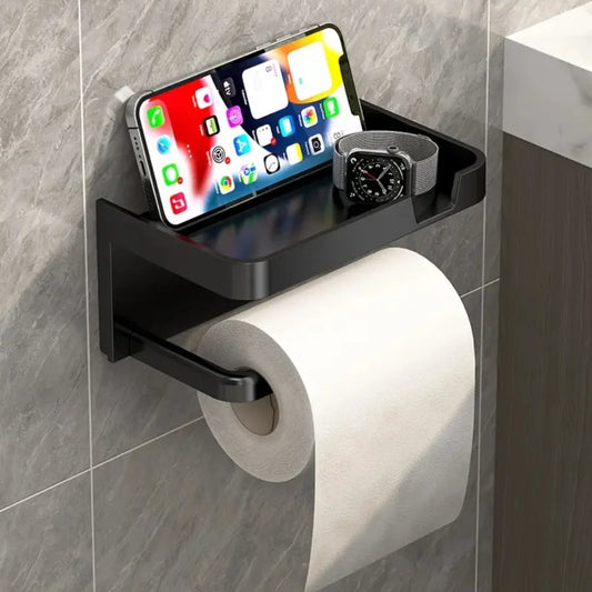 Suporte prático de papel higiênico e acessórios