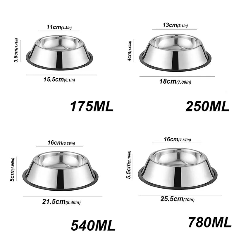 Tigela de Aço Inox para pets