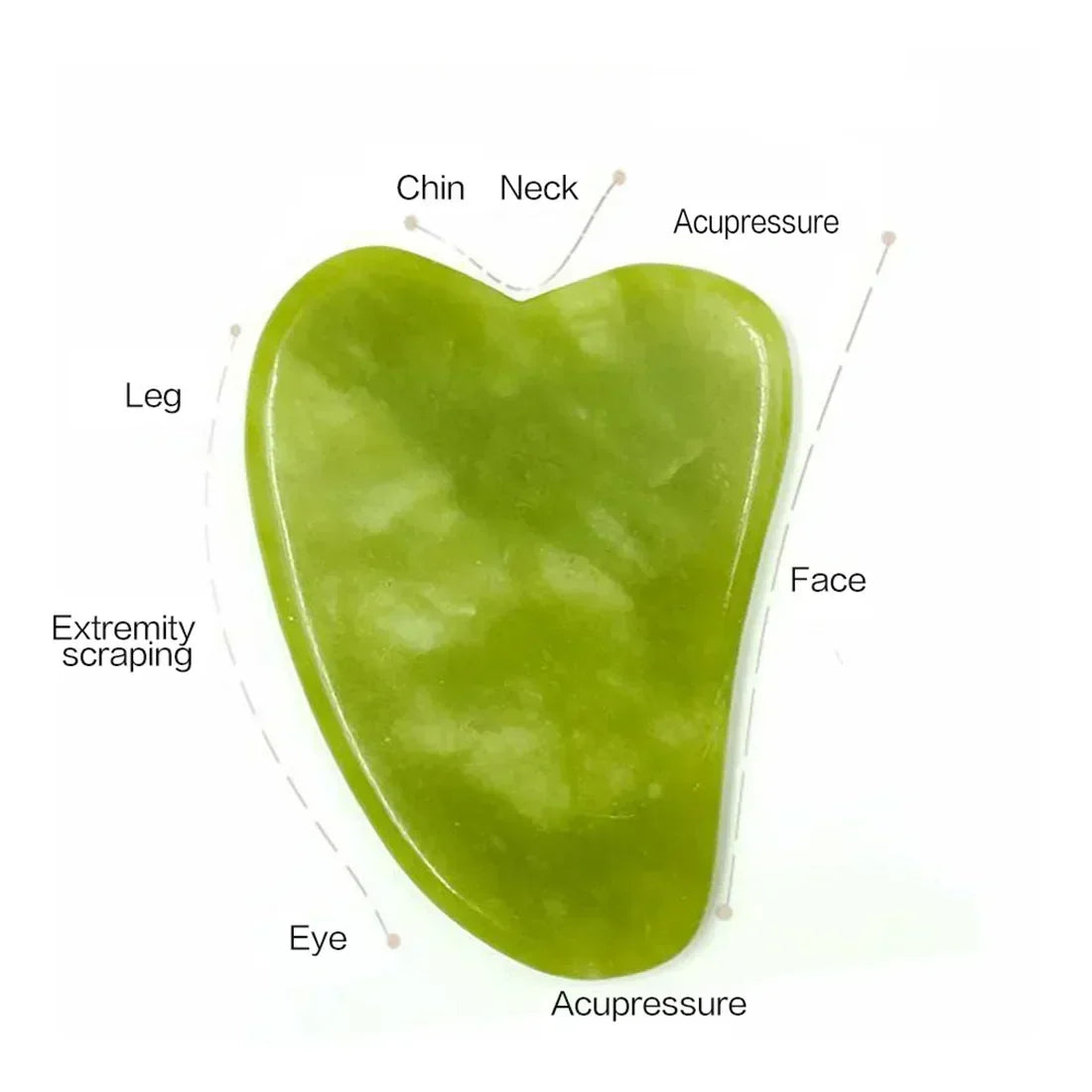 Massageador Facial de Jade