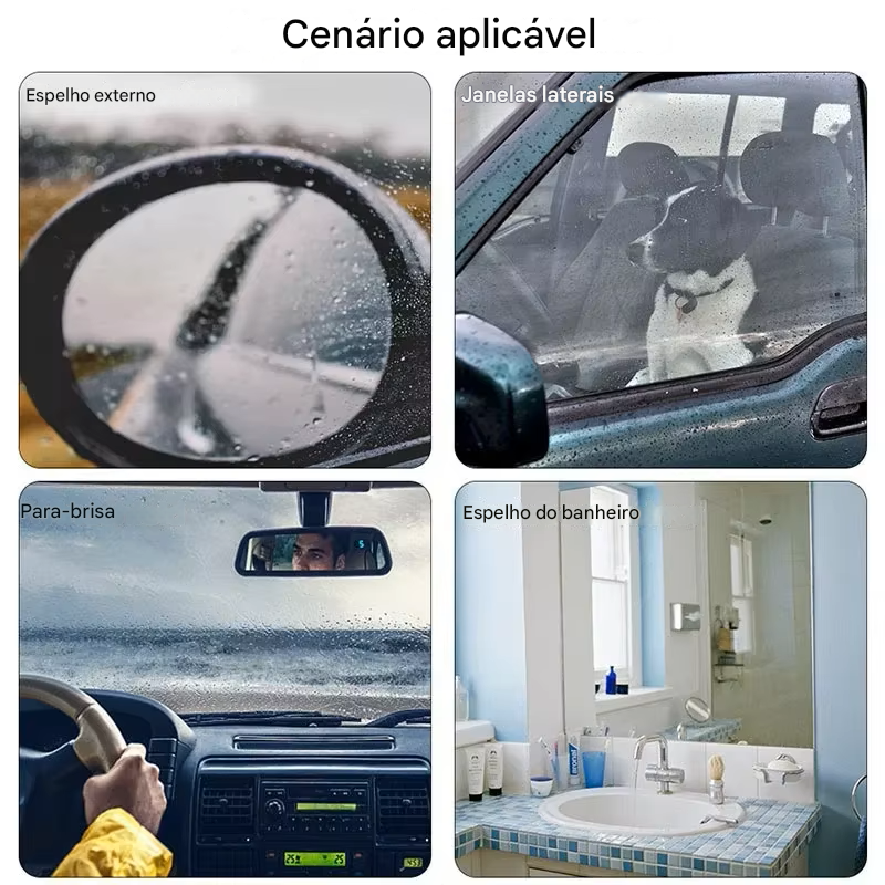 Película protetora para retrovisor de carro