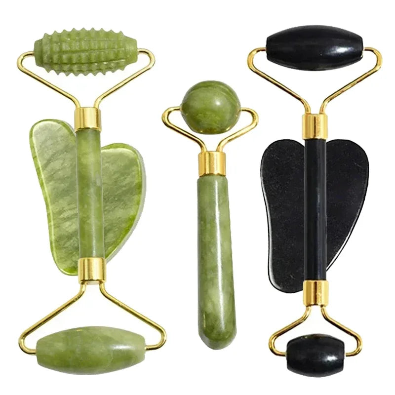 Massageador Facial de Jade