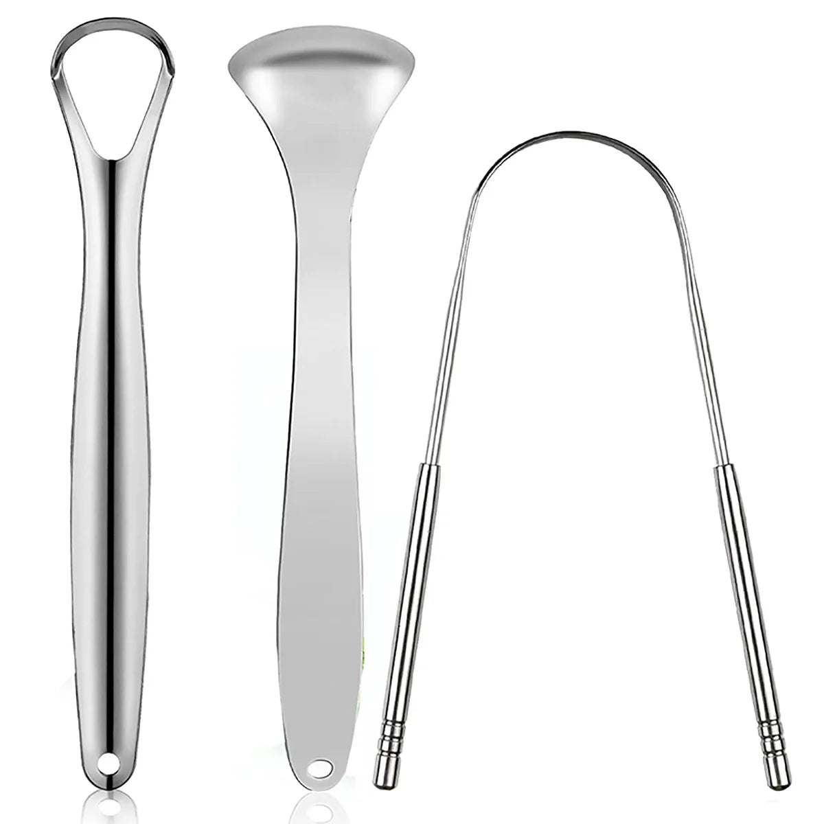 Raspador de língua de aço inoxidável