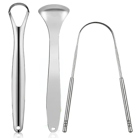 Raspador de língua de aço inoxidável