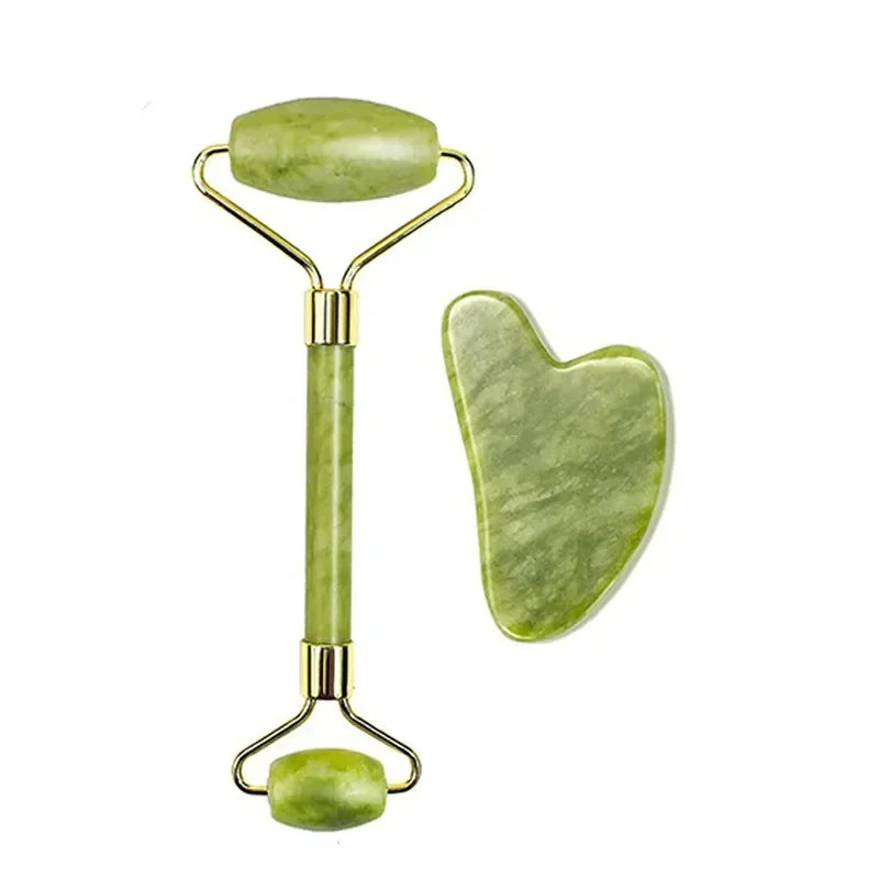 Massageador Facial de Jade
