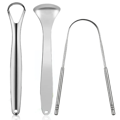 Raspador de língua de aço inoxidável